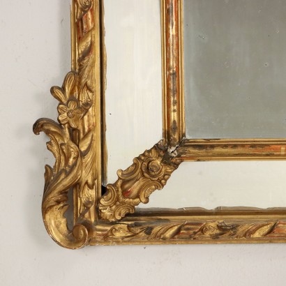 antiques, mirror, mirror antiques, antique mirror, antique Italian mirror, antique mirror, neoclassical mirror, 19th century mirror - antiques, frame, antique frame, antique frame, antique Italian frame, antique frame, neoclassical frame, 19th century frame, Carved and Gilded Eclectic Frame