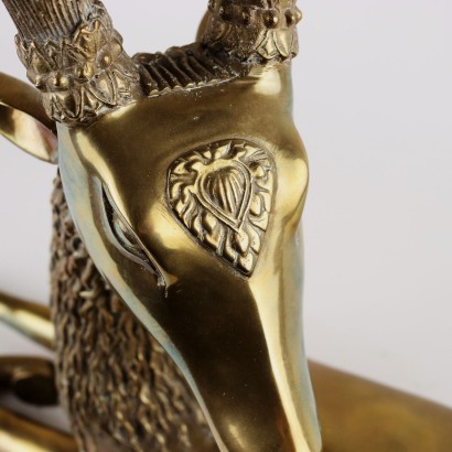 Deer Brass Sarreid Hollywood Regency Europe 1970s