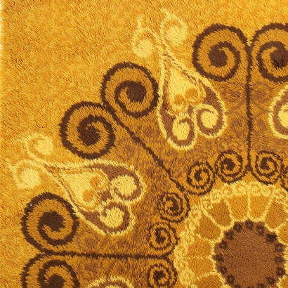 Vintage Teppich Wolle Italien des XX Jhs