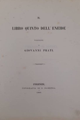 Il libro quinto dell'Eneide