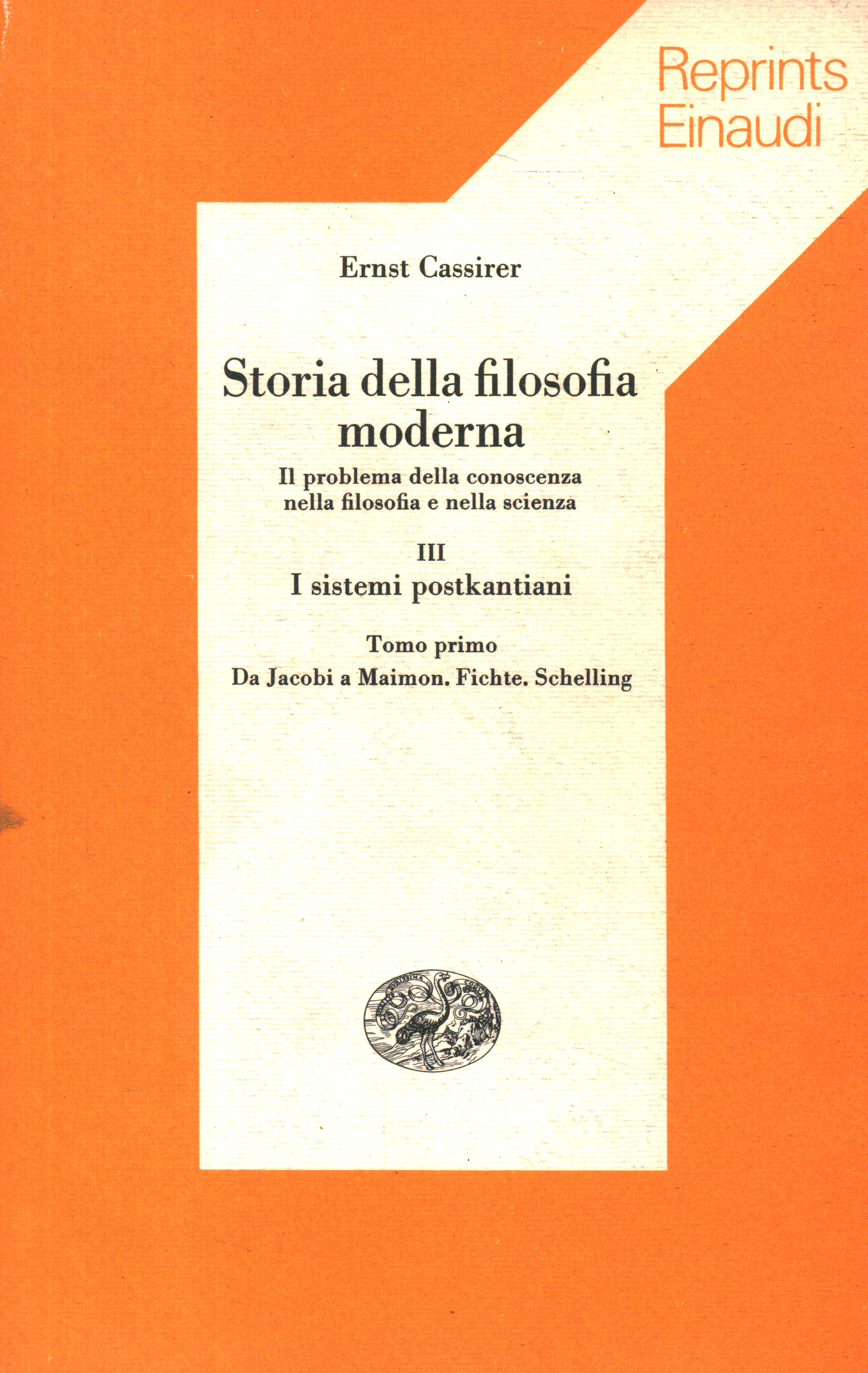 Histoire de la philosophie moderne. Les systèmes