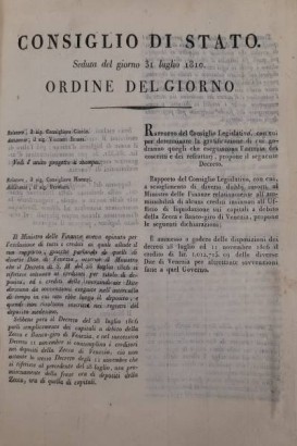 [Raccolta degli Ordini del giorno dell