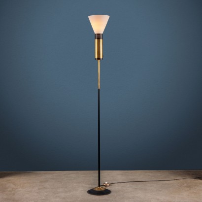 Vintage Floor Lamp by Stilnovo Aluminium Italy 1960s