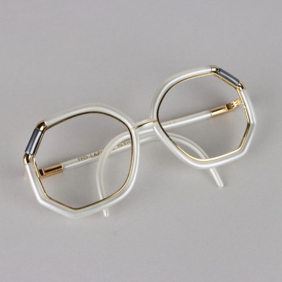 Gafas Ted Lapidus Blanco Plata