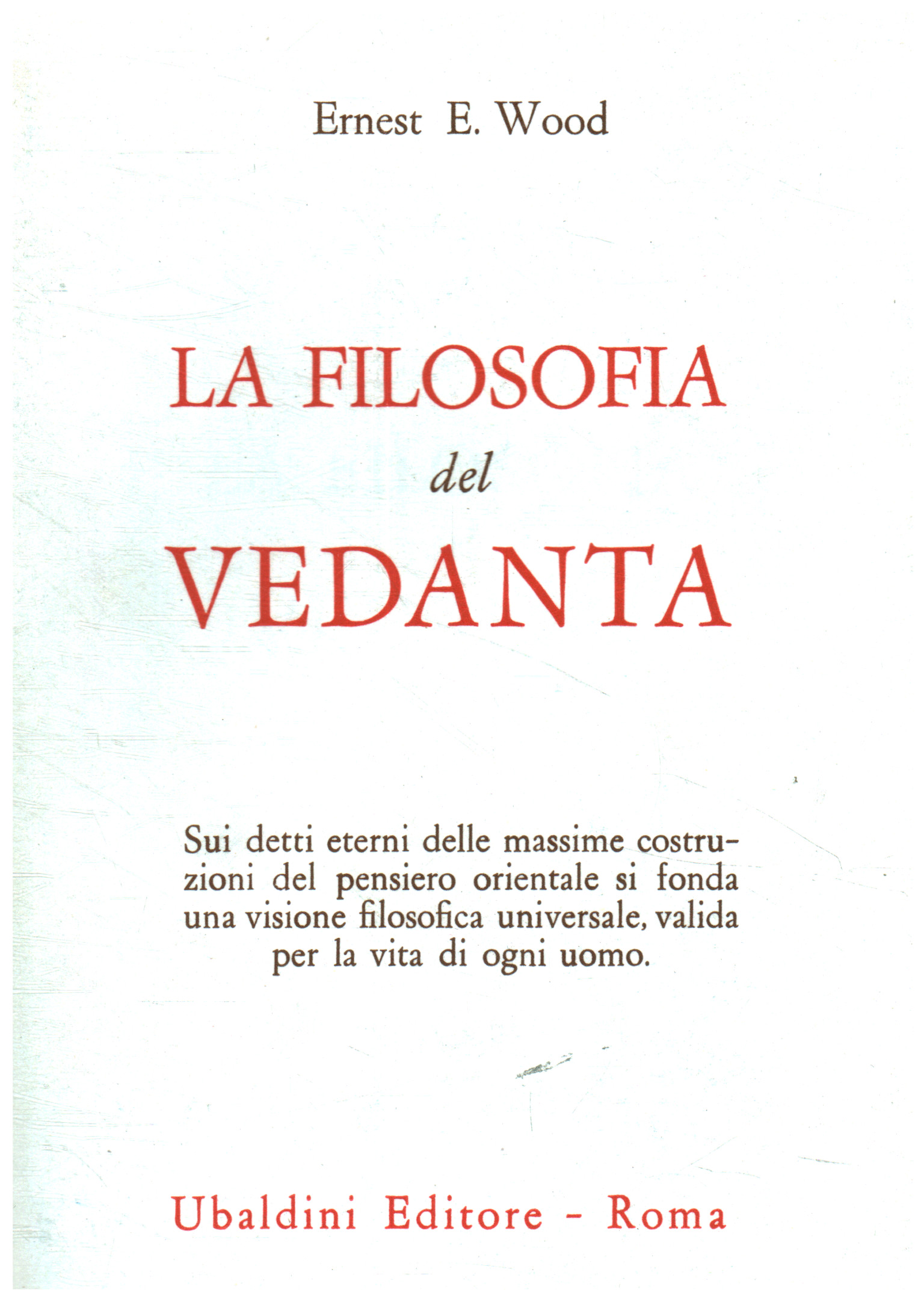 La filosofia del Vedanta