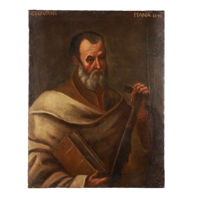 Painted Portrait of Saint Simon 1616
