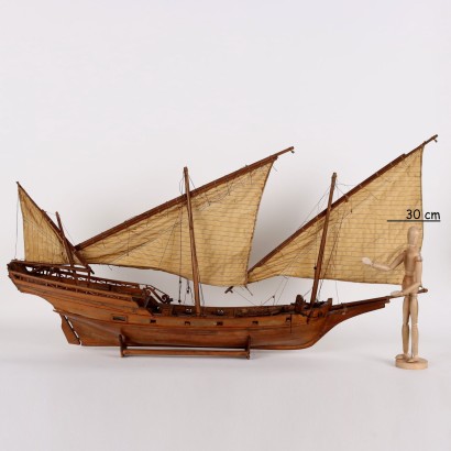 Voilier en bois Xebec