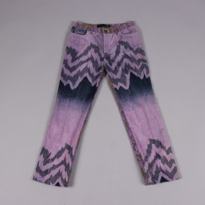 Pantalones con efecto de piel de Just Cavalli