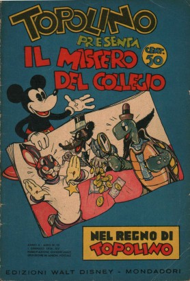 Topolino presenta il mistero del collegio