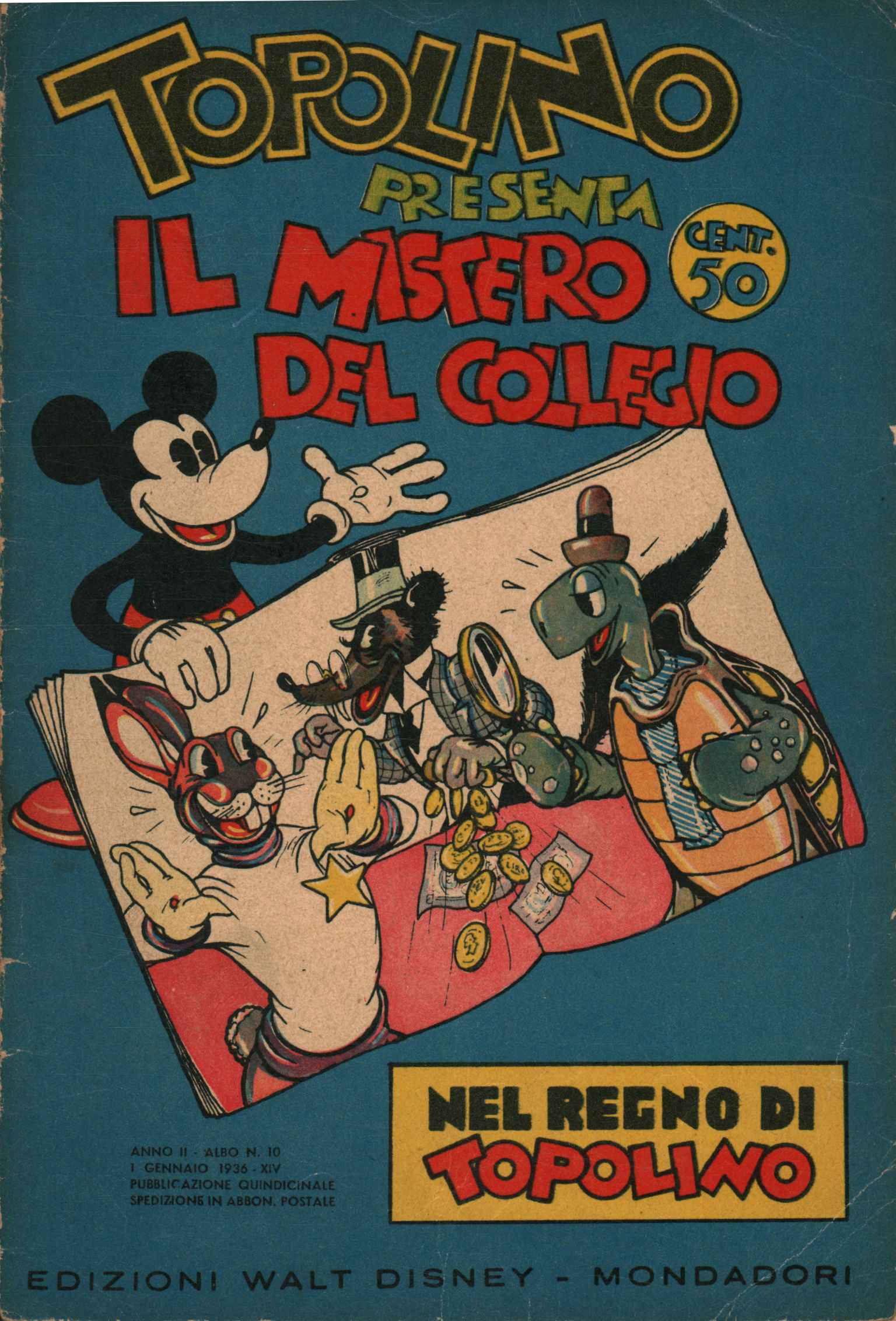 Mickey Mouse presents the mystery of the boarding schools