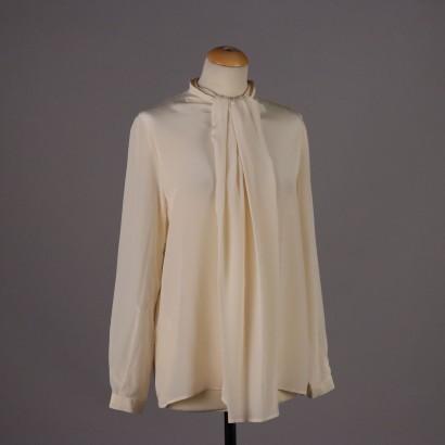 Blouse Mani by Armani Second Hand en Soie P. 42 Italie