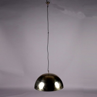 Vintage 1970s-80s Ceiling Lamp Aluminium Italy