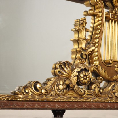 Console de style avec miroir