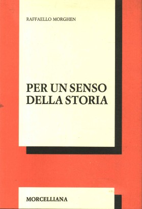 Per un senso della storia