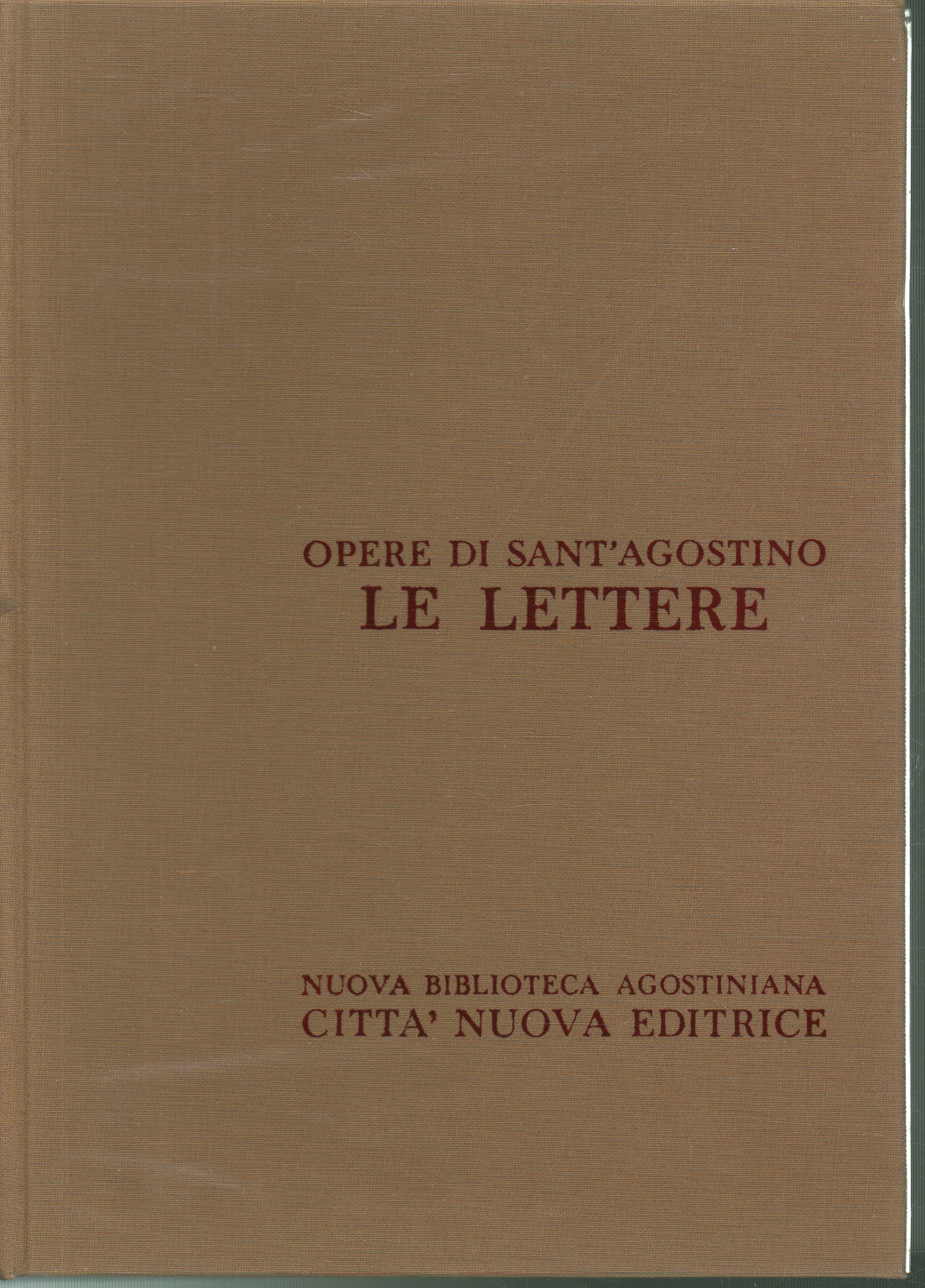 Opere di Sant'Agostino XXIII. L
