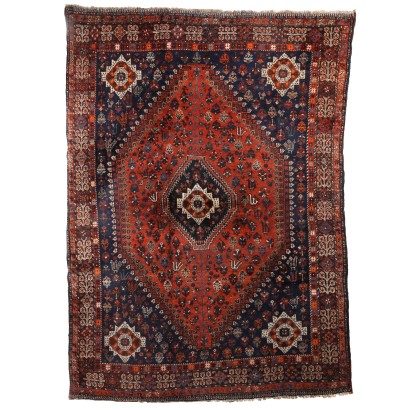 Tapis Ancien Asiatique Laine Noeud Gros 302 x 224 cm