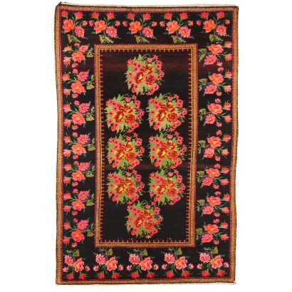 Tapis Karabakh Ancien Coton Laine Noeud Gros Caucase 230 x 149 cm