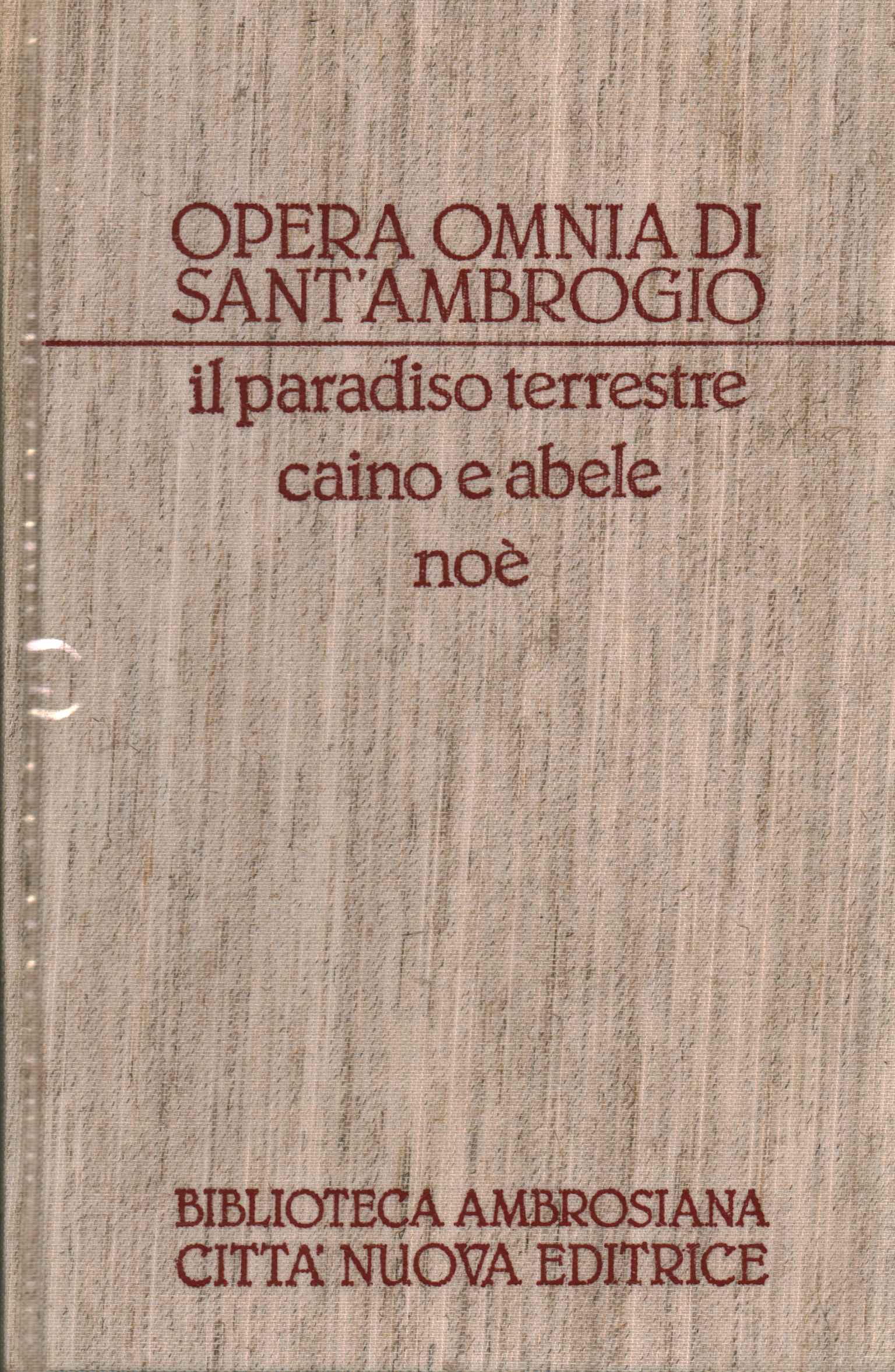 Ópera Omnia de Sant'Ambrogio. O