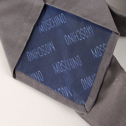 Corbata gris Moschino