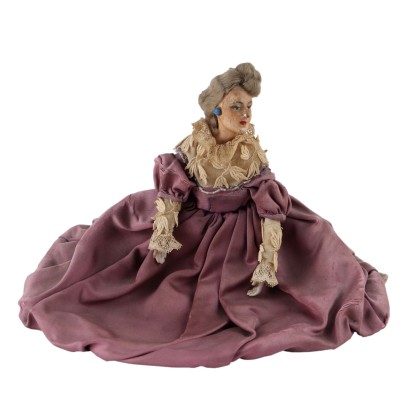 Antique Figure of a Dame Porcelain XIX-XX Century