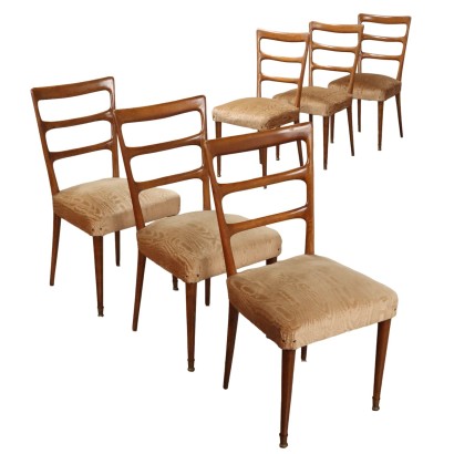 Six chaises des années 1950