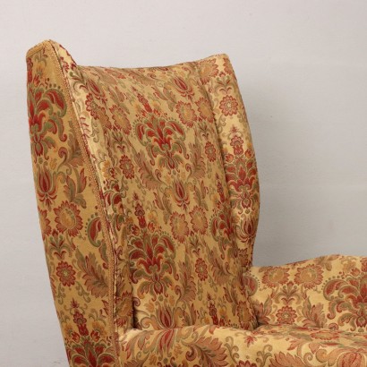 Coppia di poltrone,Due Poltrone Bergere Anni 50