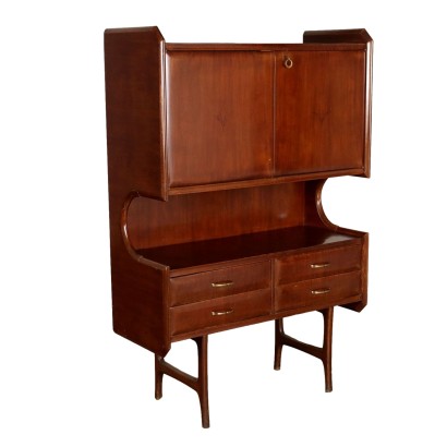 Vintage Möbel aus Holz Messing Italien der 50er-60er Jahre
