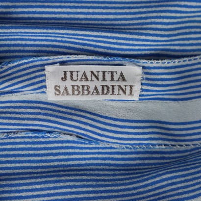 Juanita Sabbadini Gestreiftes Hemdkleid