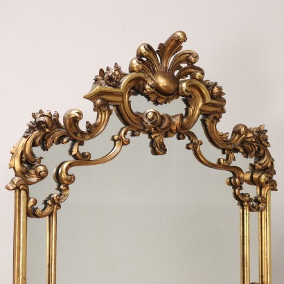 Dresser with Mirror in Baroque Style