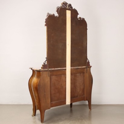 Dresser with Mirror in Baroque Style