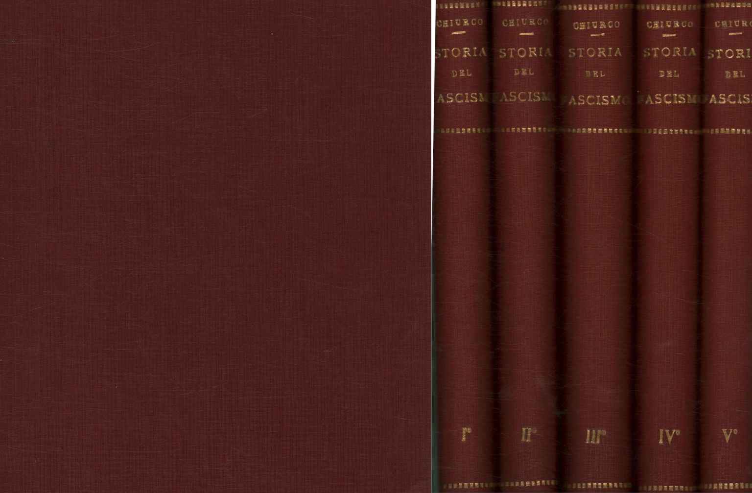 Historia de la revolución fascista (5 vol.