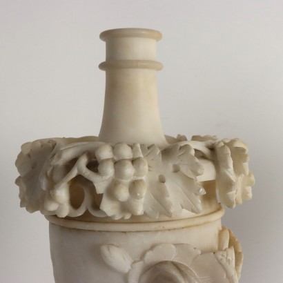 Paar Kerzenhalter aus Alabaster