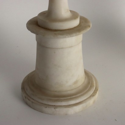 Paar Kerzenhalter aus Alabaster