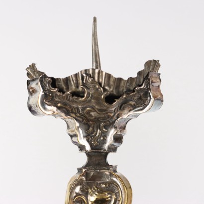 Pair of Baroque Torch Holders