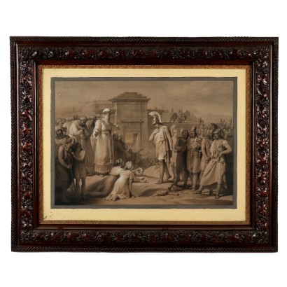 Gemälde Alexander der Große erobert Jerusalem