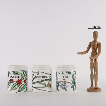 Group of Three Piero Fornasetti Jars