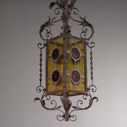 Liberty Lantern in Wrought Iron