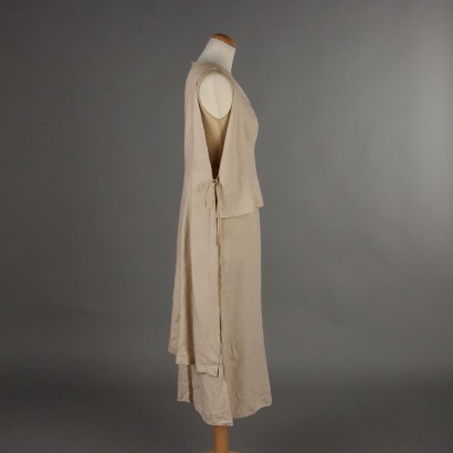 Morgane Le Fay Linen and Silk Dress