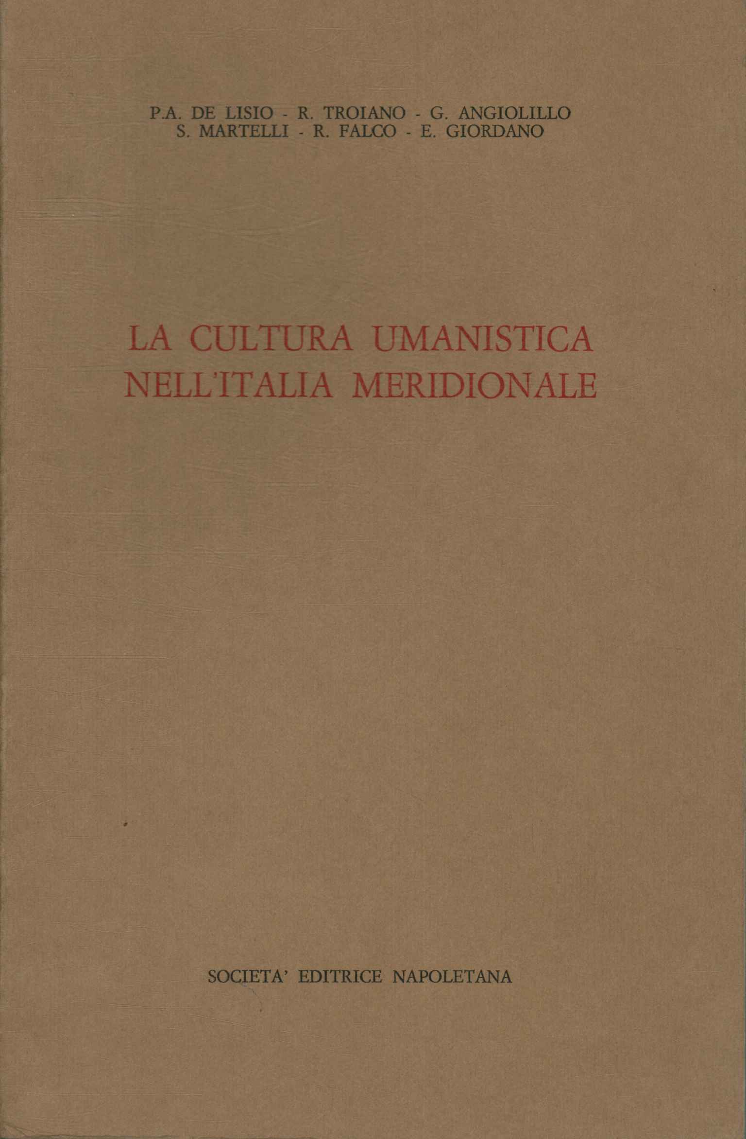 La cultura umanistica nell'Italia