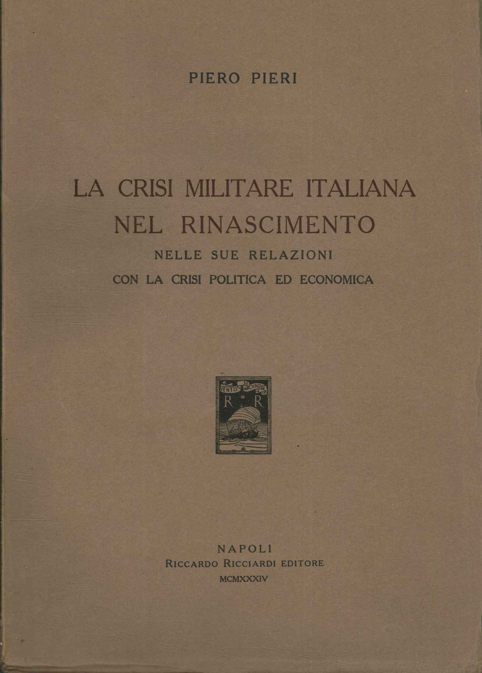 The Italian military crisis in the Renaissance