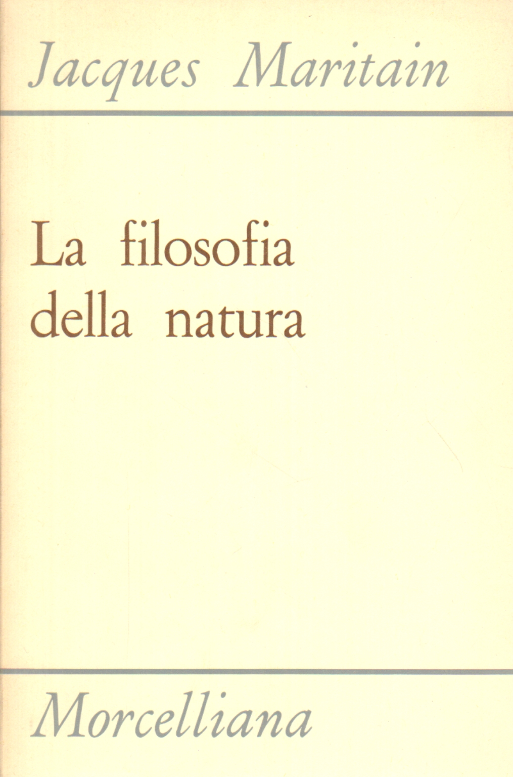 La filosofia della natura