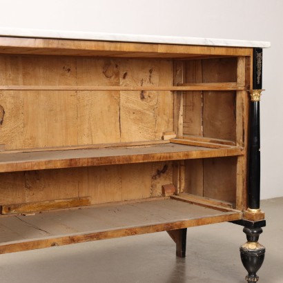 Restoration chest of drawers in mahogany