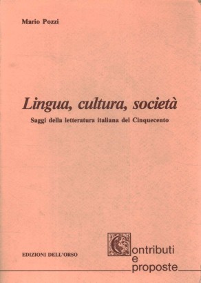 Lingua, cultura, società