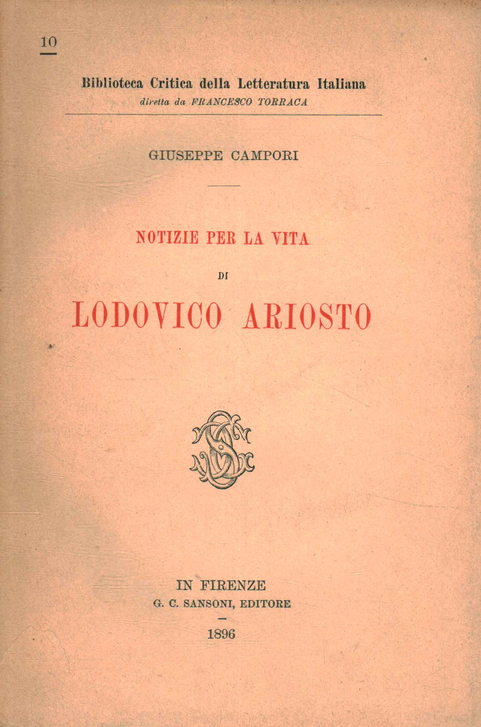 Neuigkeiten zum Leben von Lodovico Ariost