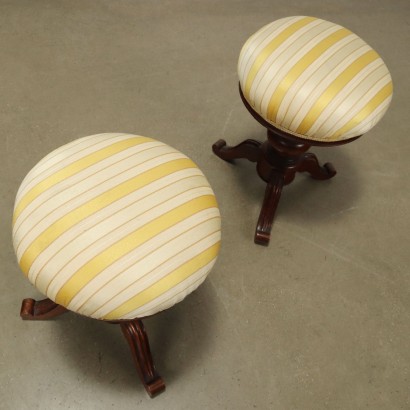 Pair of Edoardi piano stools