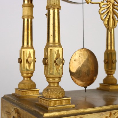 Gilded Bronze Table Clock Ro