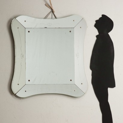 Large mirror from the 40s and 50s