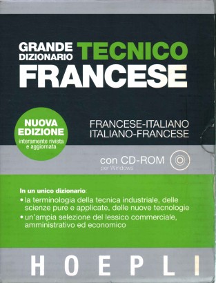 Grande dizionario tecnico francese (con DC-Rom)