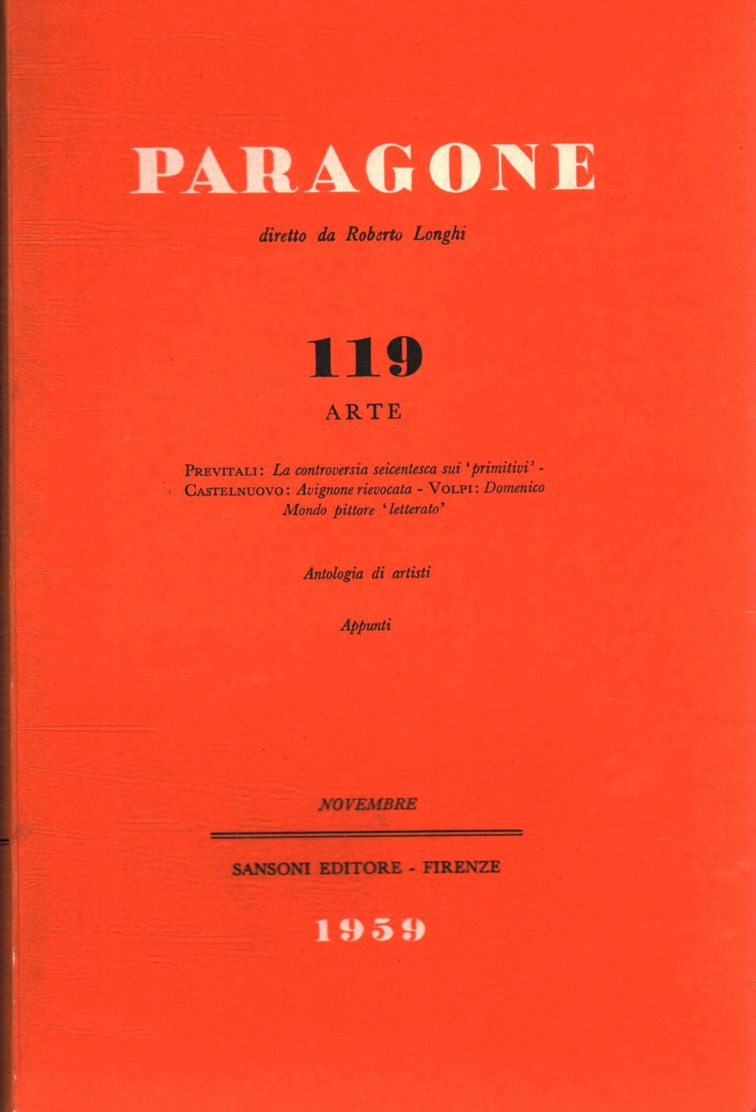 Paragone Arte (Année