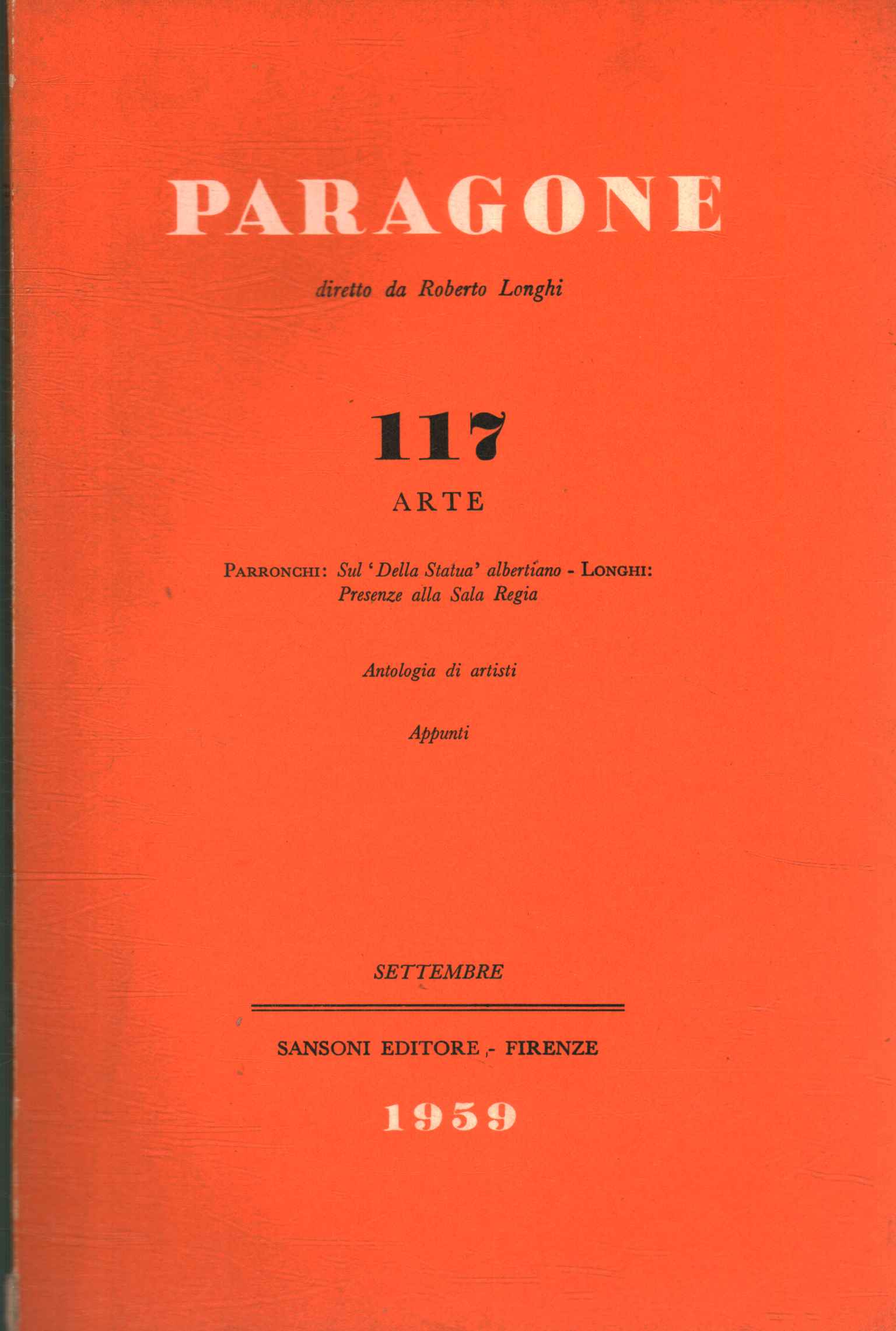 Paragone Arte (Año IX Número 117, Bi,Paragone Arte (Año IX Número 117, Bi,Paragone Arte (Año IX Número 117, bi,Paragone. Arte (Año IX Número 117, b